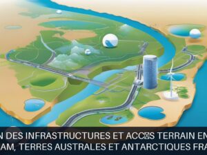 Illustration pour Île d’Amsterdam, Terres Australes et Antarctiques Françaises (TAAF): Optimisation des infrastructures et accès terrain en milieu isolé (Potentiel à Co