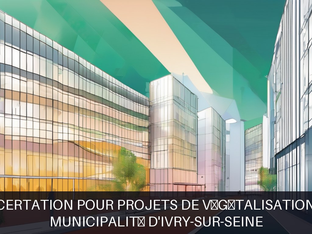 Illustration pour Municipalité d'Ivry-sur-Seine: Communication et concertation pour projets de végétalisation et désartificialisation