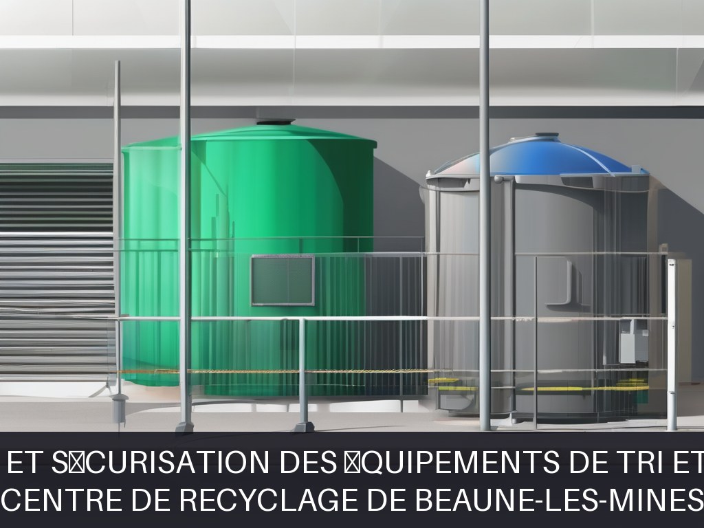 Illustration pour Centre de Recyclage de Beaune-les-Mines: Maintenance et sécurisation des équipements de tri et compostage