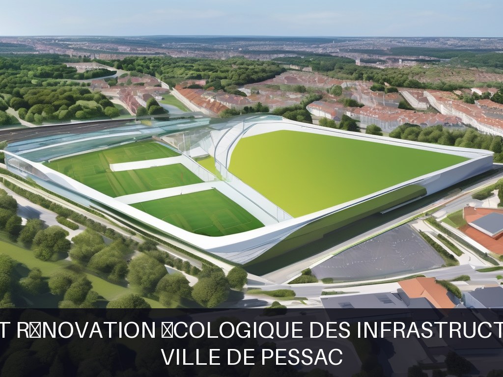 Illustration pour Ville de Pessac: Maintenance et rénovation écologique des infrastructures sportives