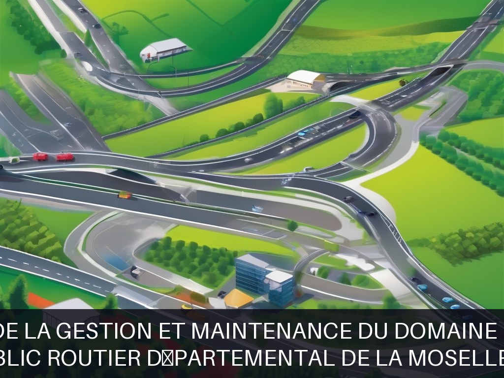 Illustration pour Domaine Public Routier Départemental de la Moselle, basé à Yutz: Optimisation de la gestion et maintenance du domaine public routier