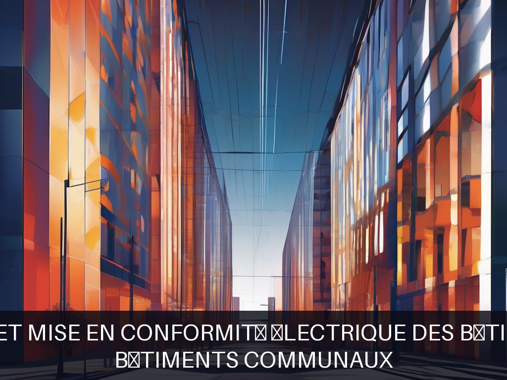 Illustration pour Bâtiments communaux: Maintenance et mise en conformité électrique des bâtiments publics