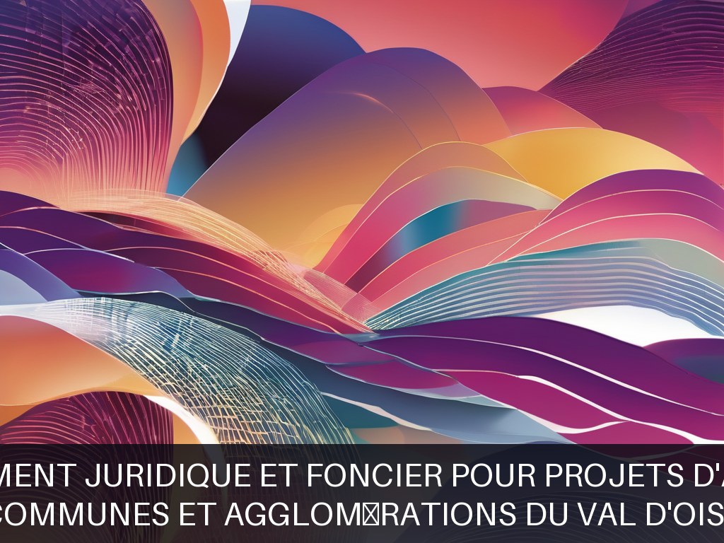 Illustration pour Communes et agglomérations du Val d'Oise: Accompagnement juridique et foncier pour projets d'aménagement (Potentiel à Court Terme)