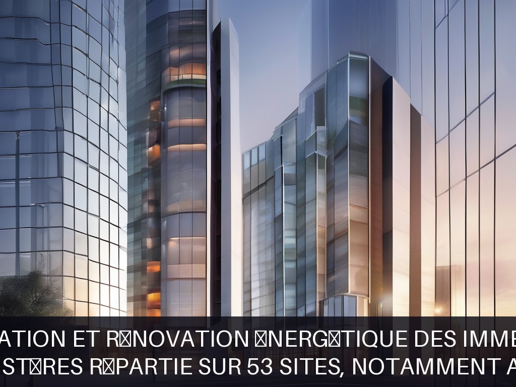 Illustration pour Administration centrale des ministères répartie sur 53 sites, notamment Arche et Tour Séquoia à La Défense: Modernisation et rénovation énergétique de