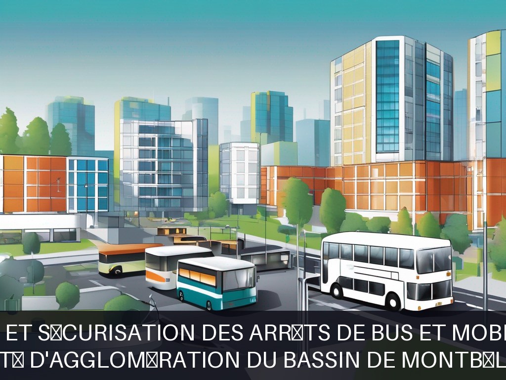 Illustration pour Communauté d'Agglomération du Bassin de Montbéliard (CABM): Maintenance et sécurisation des arrêts de bus et mobiliers urbains