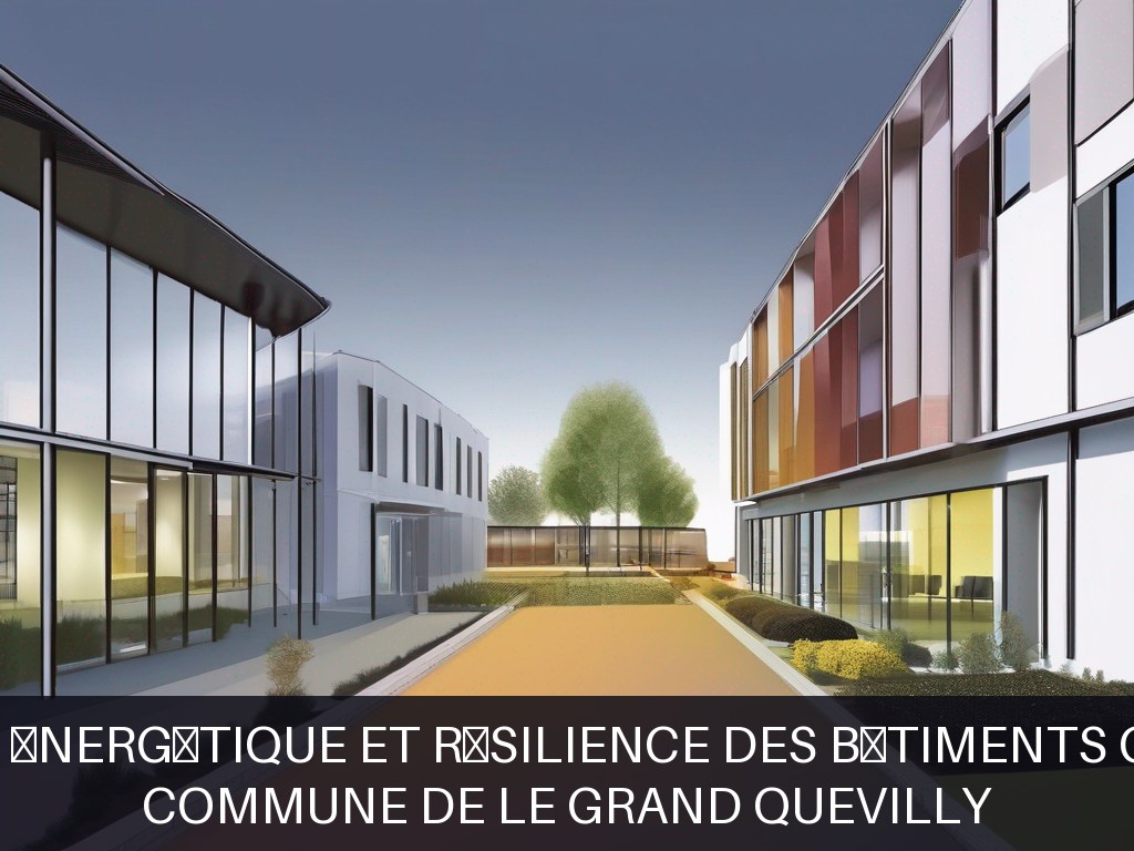 Illustration pour Commune de Le Grand Quevilly: Rénovation énergétique et résilience des bâtiments communaux (Potentiel à Court Terme)