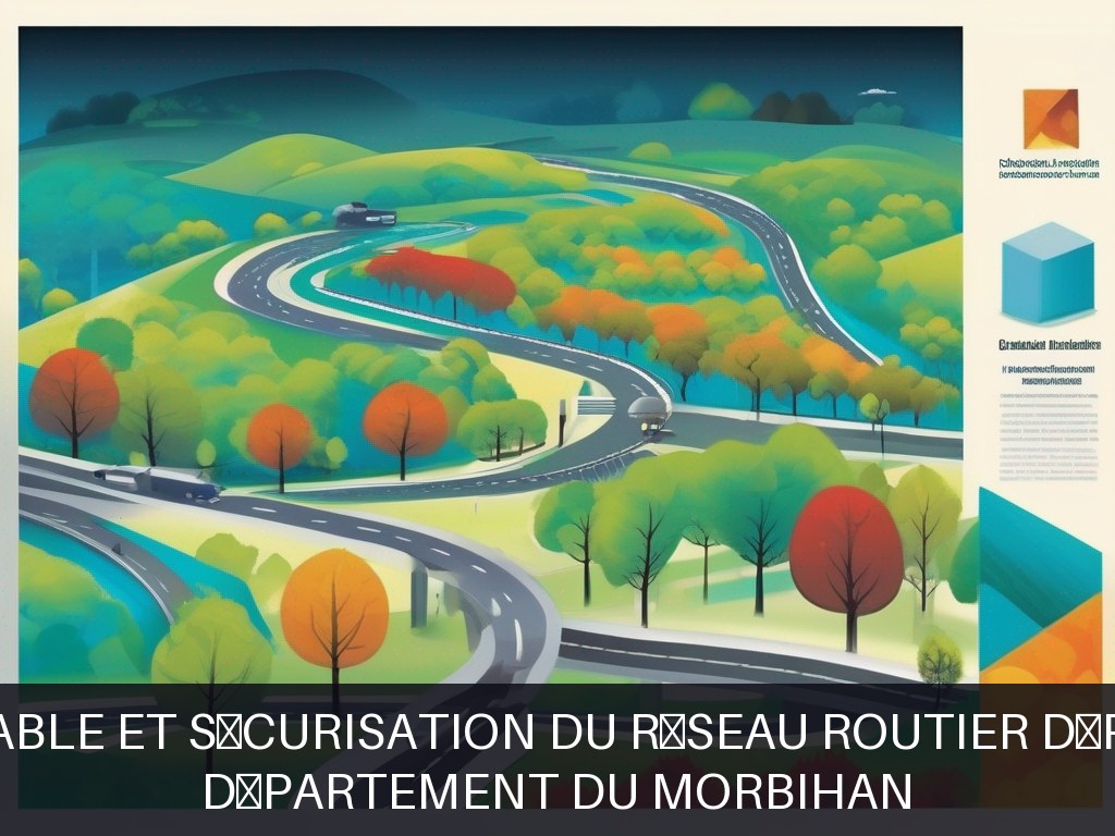 Illustration pour Département du Morbihan: Gestion durable et sécurisation du réseau routier départemental