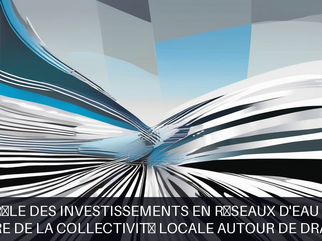 Illustration pour Territoire de la collectivité locale autour de Draguignan: Pilotage et contrôle des investissements en réseaux d'eau et assainissement