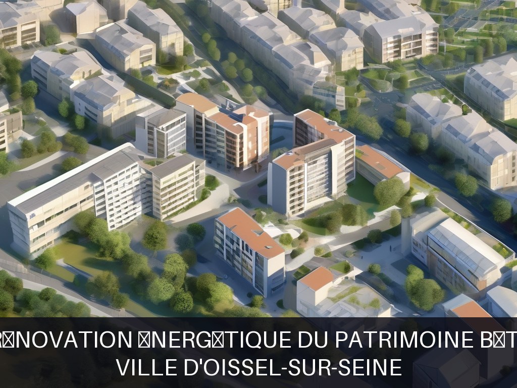 Illustration pour Ville d'Oissel-sur-Seine: Gestion et rénovation énergétique du patrimoine bâti communal