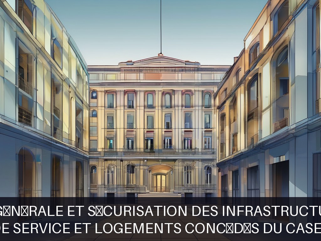Illustration pour Locaux de service et logements concédés du casernement: Maintenance générale et sécurisation des infrastructures militaires
