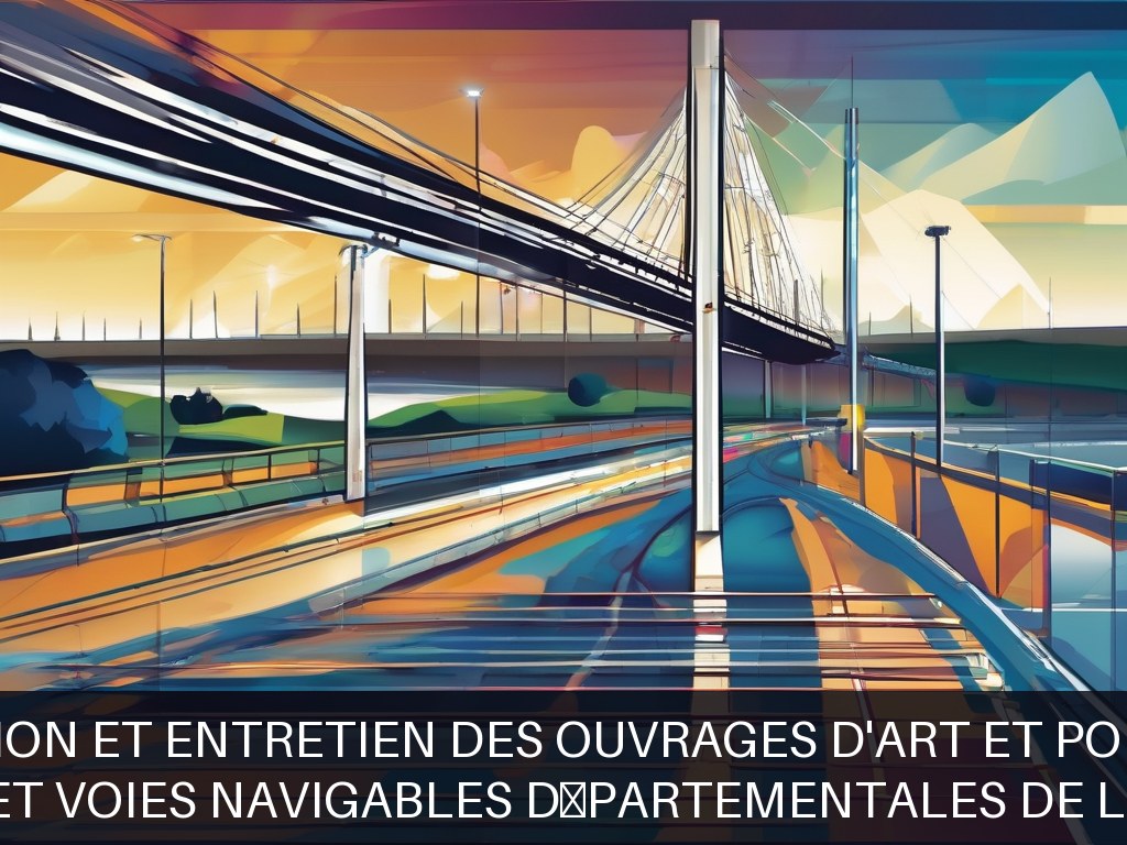 Illustration pour Réseau routier et voies navigables départementales de Loire-Atlantique: Modernisation et entretien des ouvrages d'art et ponts majeurs (Potentiel à Co