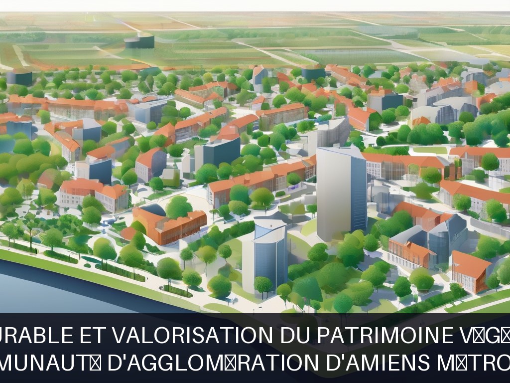 Illustration pour Communauté d'Agglomération d'Amiens Métropole: Gestion durable et valorisation du patrimoine végétal urbain