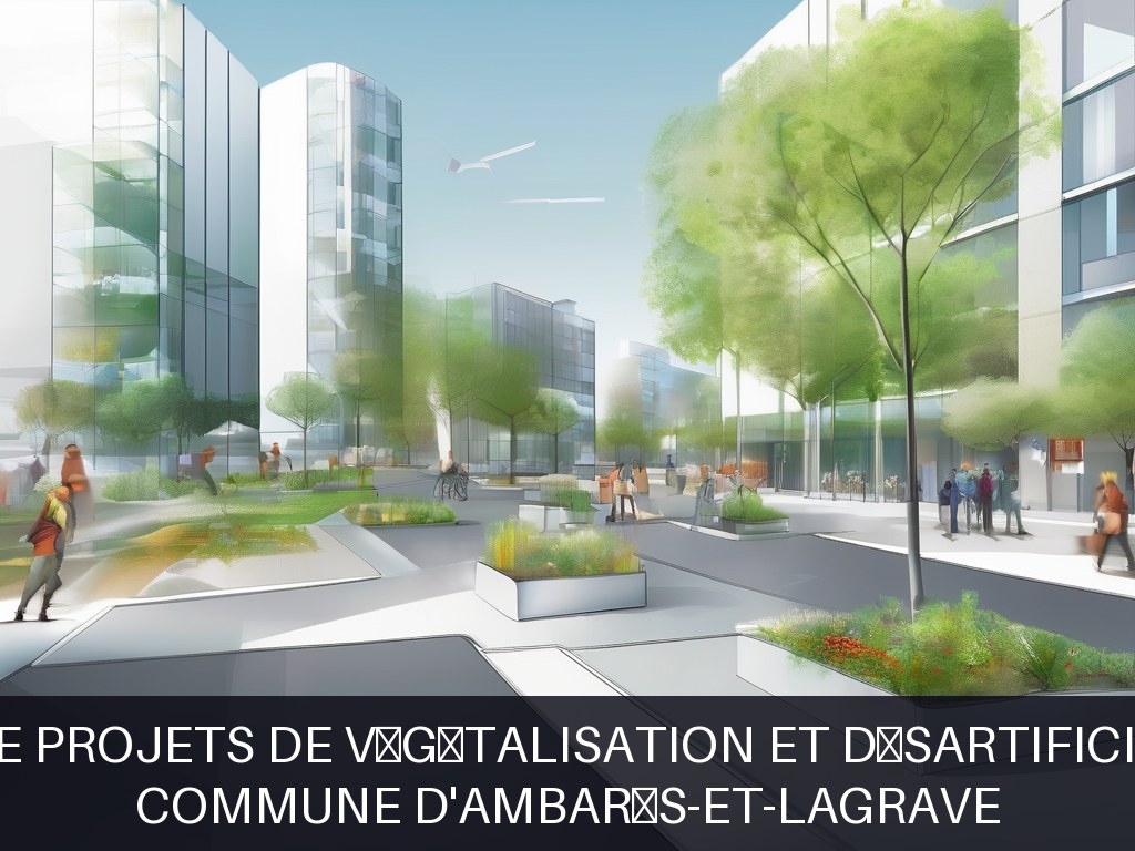 Illustration pour Commune d'Ambarès-et-Lagrave: Développement de projets de végétalisation et désartificialisation urbaine (Potentiel à Court Terme)
