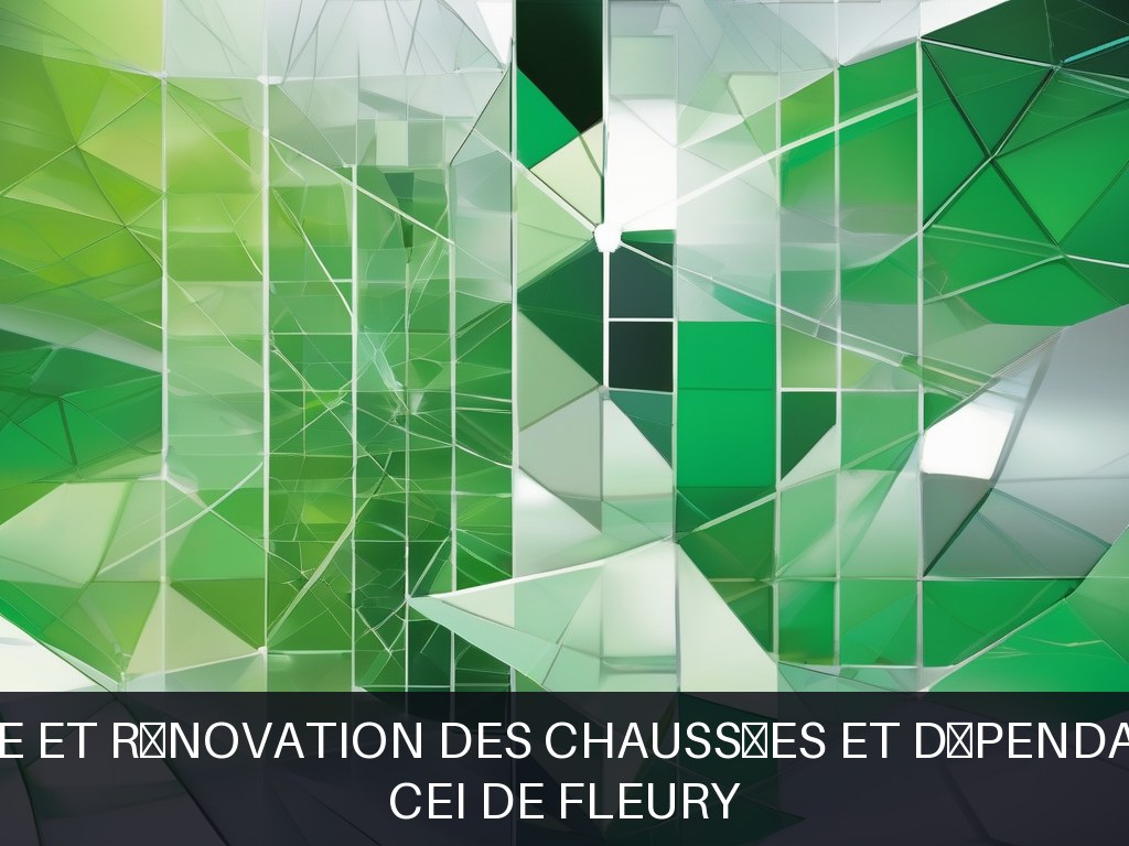 Illustration pour CEI de Fleury: Maintenance et rénovation des chaussées et dépendances vertes