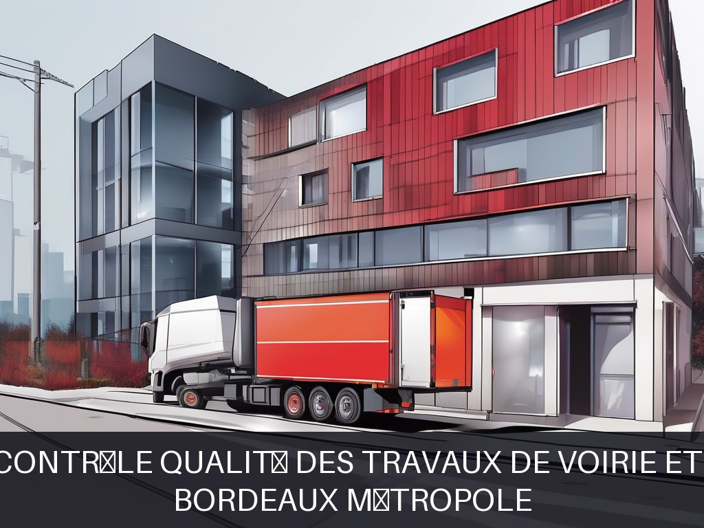 Illustration pour Bordeaux Métropole: Suivi et contrôle qualité des travaux de voirie et réseaux