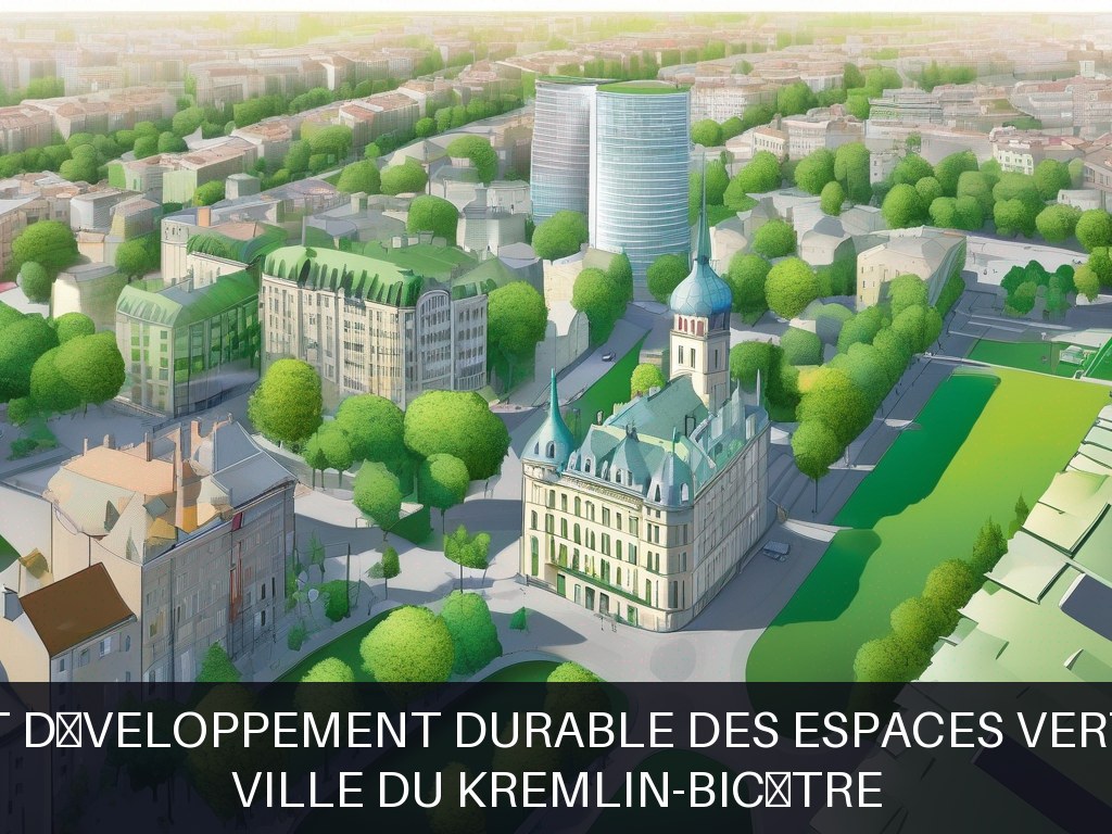 Illustration pour Ville du Kremlin-Bicêtre: Gestion et développement durable des espaces verts urbains