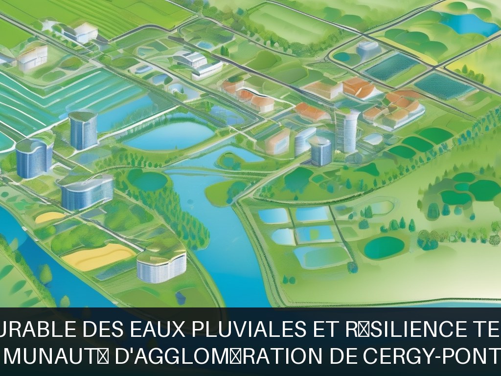 Illustration pour Communauté d'Agglomération de Cergy-Pontoise: Gestion durable des eaux pluviales et résilience territoriale (Potentiel à Court Terme)