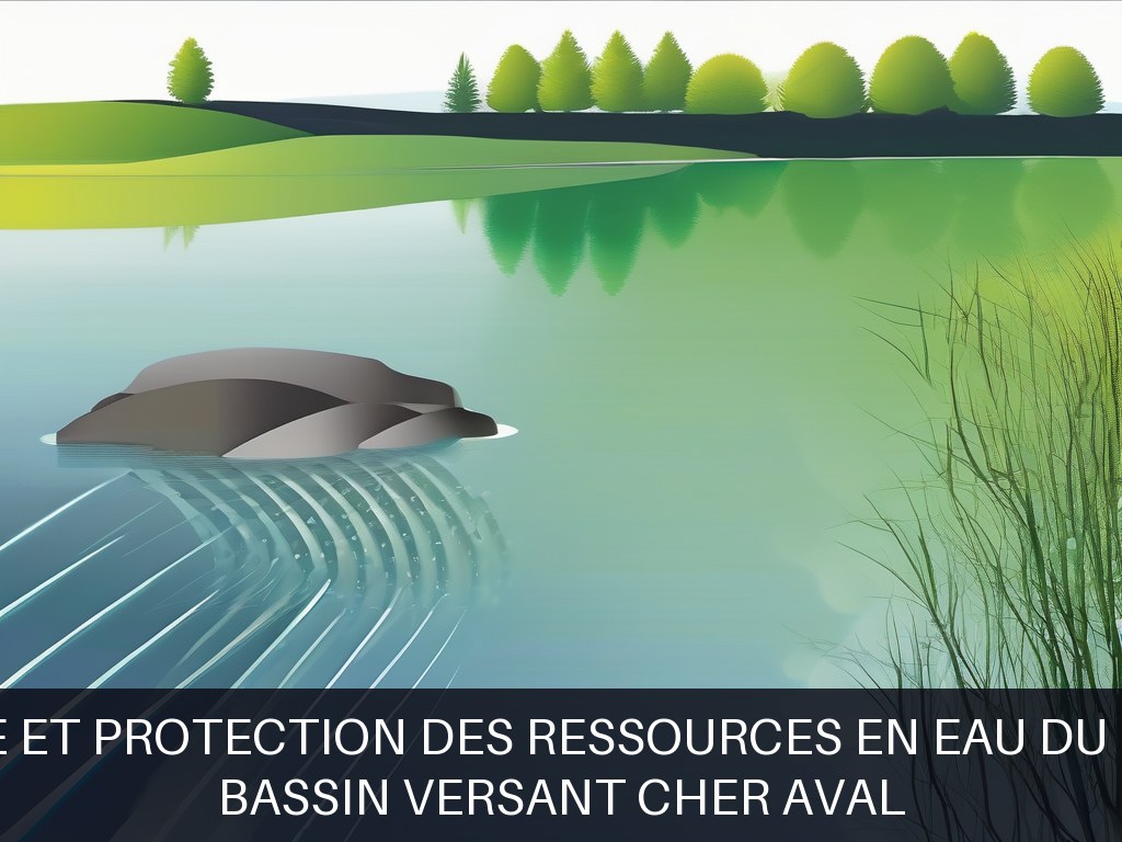 Illustration pour Bassin versant Cher aval: Gestion intégrée et protection des ressources en eau du bassin Cher aval