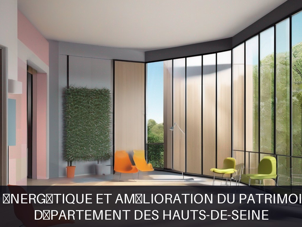 Illustration pour Département des Hauts-de-Seine: Rénovation énergétique et amélioration du patrimoine scolaire (Potentiel à Court Terme)