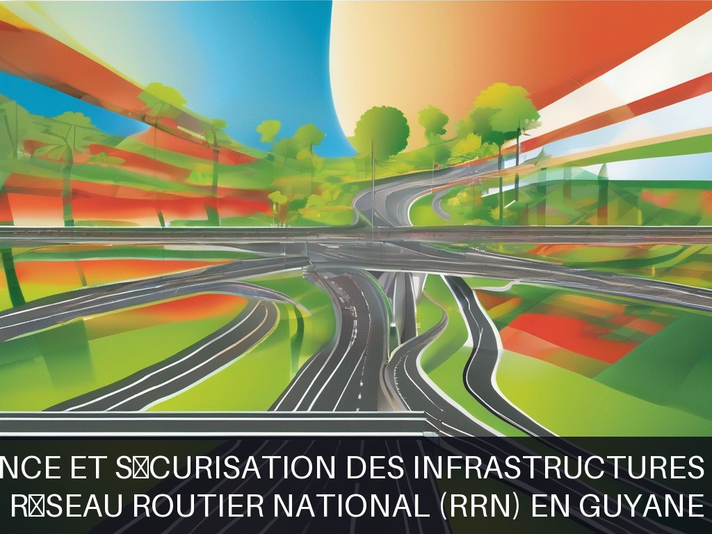 Illustration pour Réseau Routier National (RRN) en Guyane: Maintenance et sécurisation des infrastructures routières