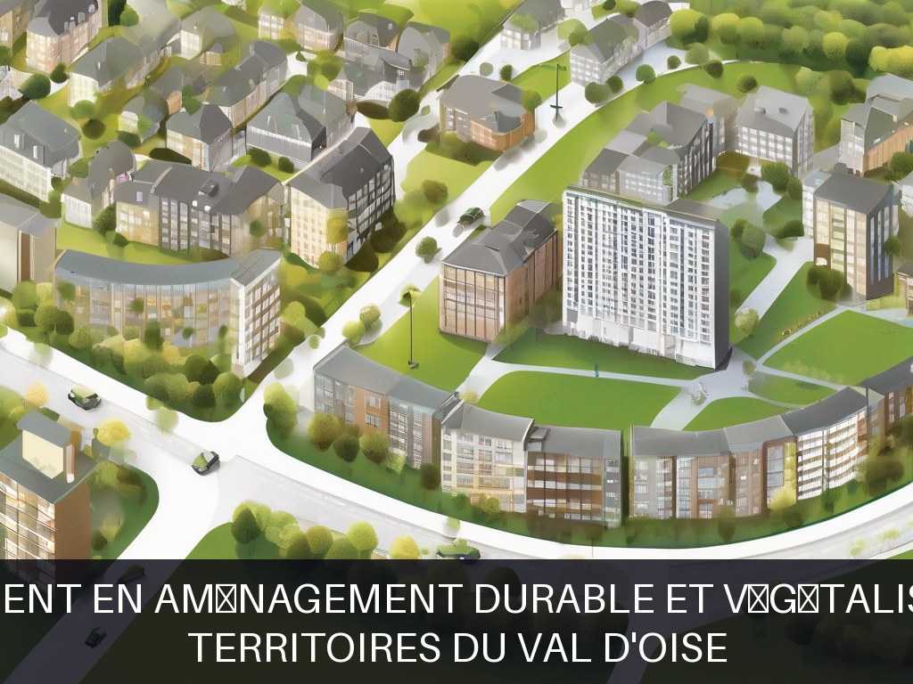 Illustration pour Territoires du Val d'Oise: Accompagnement en aménagement durable et végétalisation urbaine (Potentiel à Court Terme)