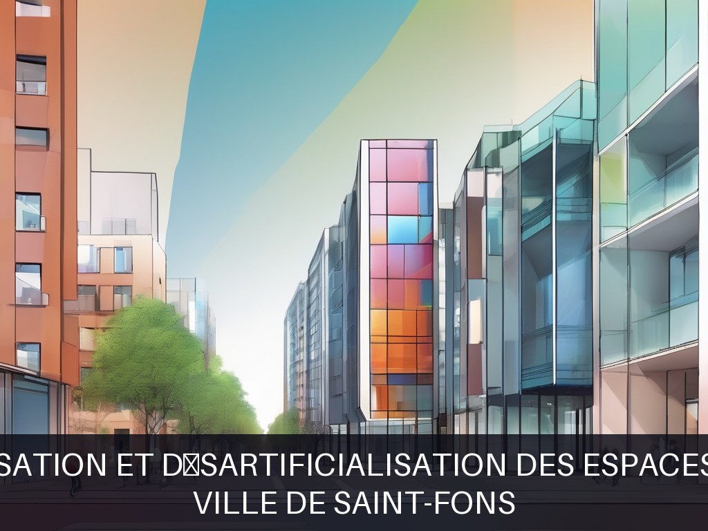 Illustration pour Ville de Saint-Fons: Végétalisation et désartificialisation des espaces urbains (Potentiel à Court Terme)