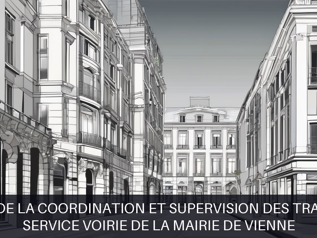 Illustration pour Service Voirie de la Mairie de Vienne: Optimisation de la coordination et supervision des travaux de voirie