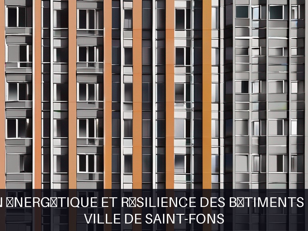 Illustration pour Ville de Saint-Fons: Rénovation énergétique et résilience des bâtiments municipaux (Potentiel à Court Terme)