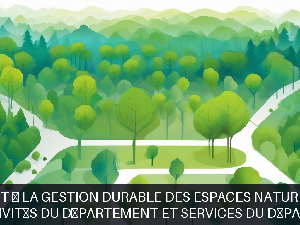 Illustration pour Collectivités du département et services du Département: Accompagnement à la gestion durable des espaces naturels et forestiers