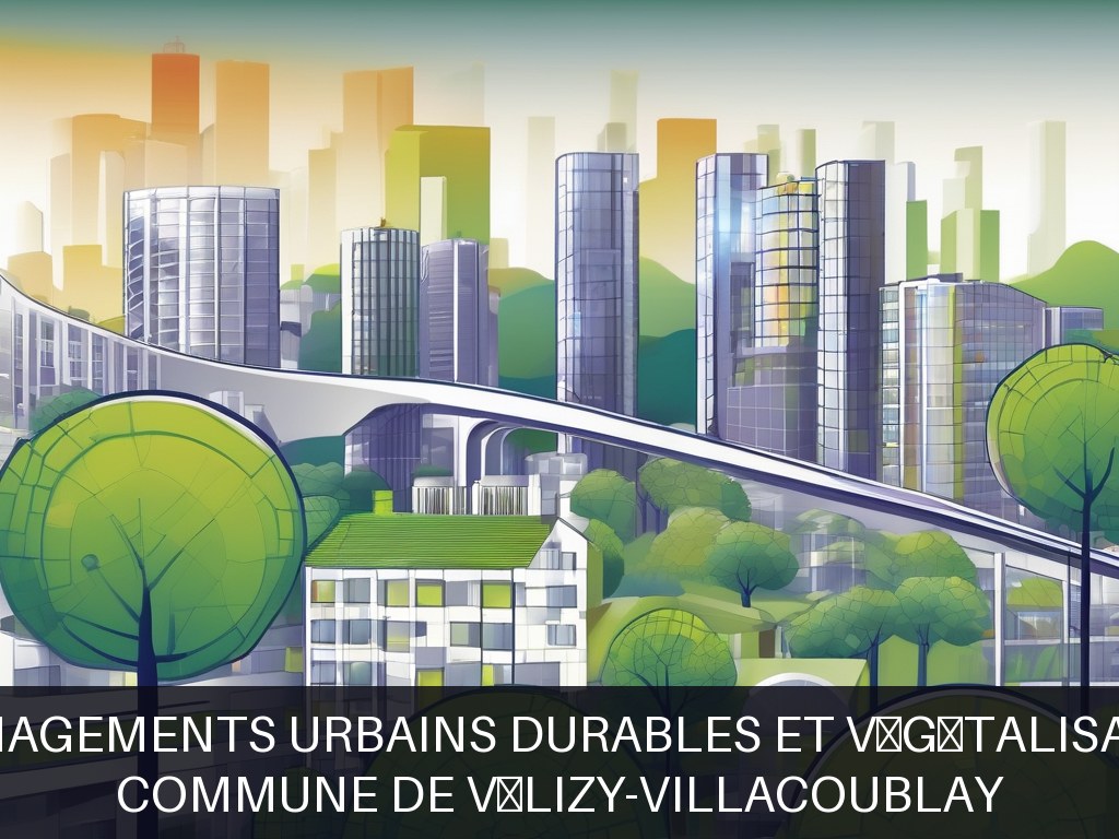 Illustration pour Commune de Vélizy-Villacoublay: Aménagements urbains durables et végétalisation