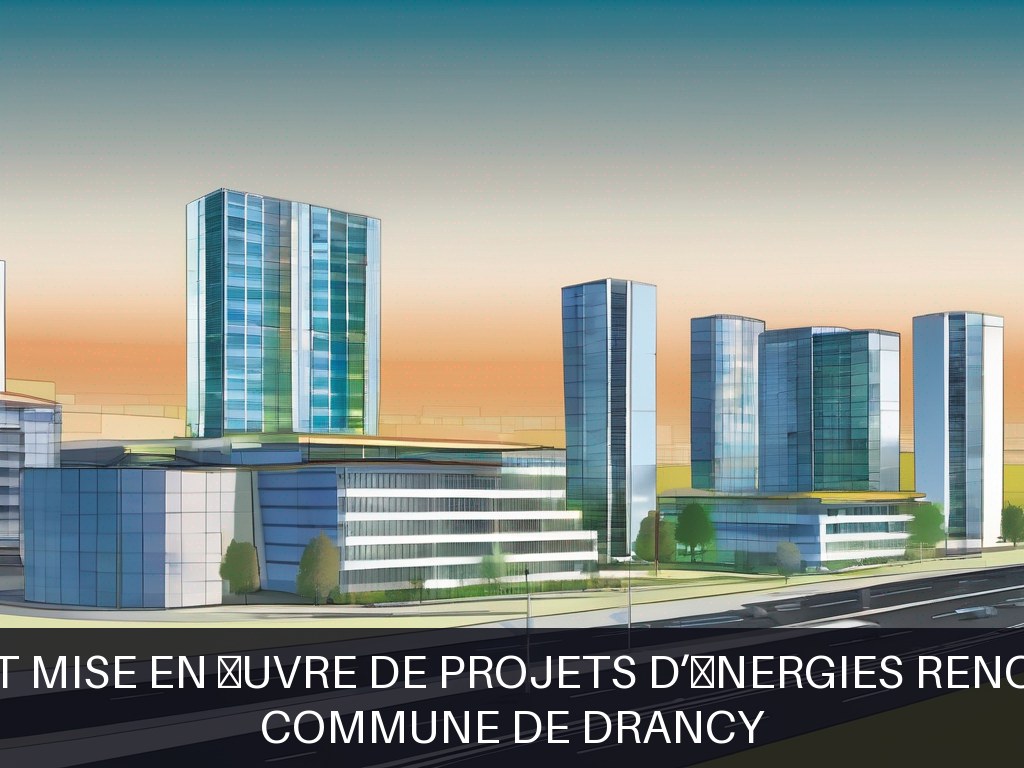 Illustration pour Commune de Drancy: Pilotage et mise en œuvre de projets d’énergies renouvelables (Potentiel à Court Terme)