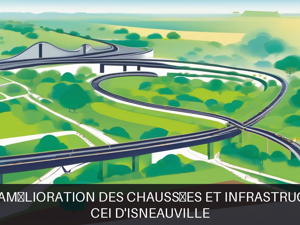 Illustration pour CEI d'Isneauville: Maintenance et amélioration des chaussées et infrastructures routières