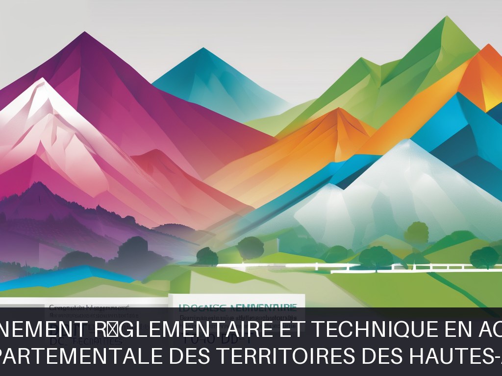 Illustration pour Direction Départementale des Territoires des Hautes-Alpes (DDT 05): Accompagnement réglementaire et technique en accessibilité