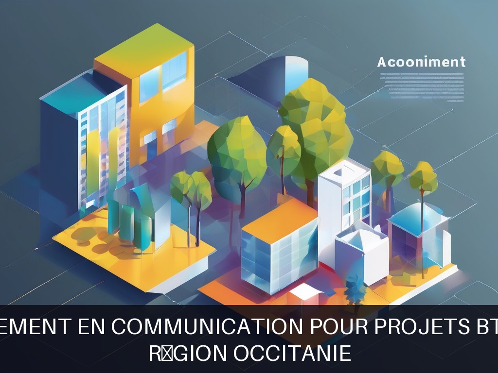 Illustration pour Région Occitanie: Accompagnement en communication pour projets BTP régionaux