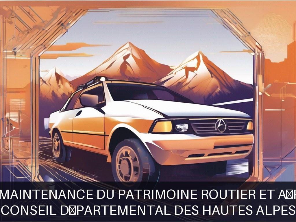 Illustration pour Conseil Départemental des Hautes Alpes: Gestion et maintenance du patrimoine routier et aéronautique