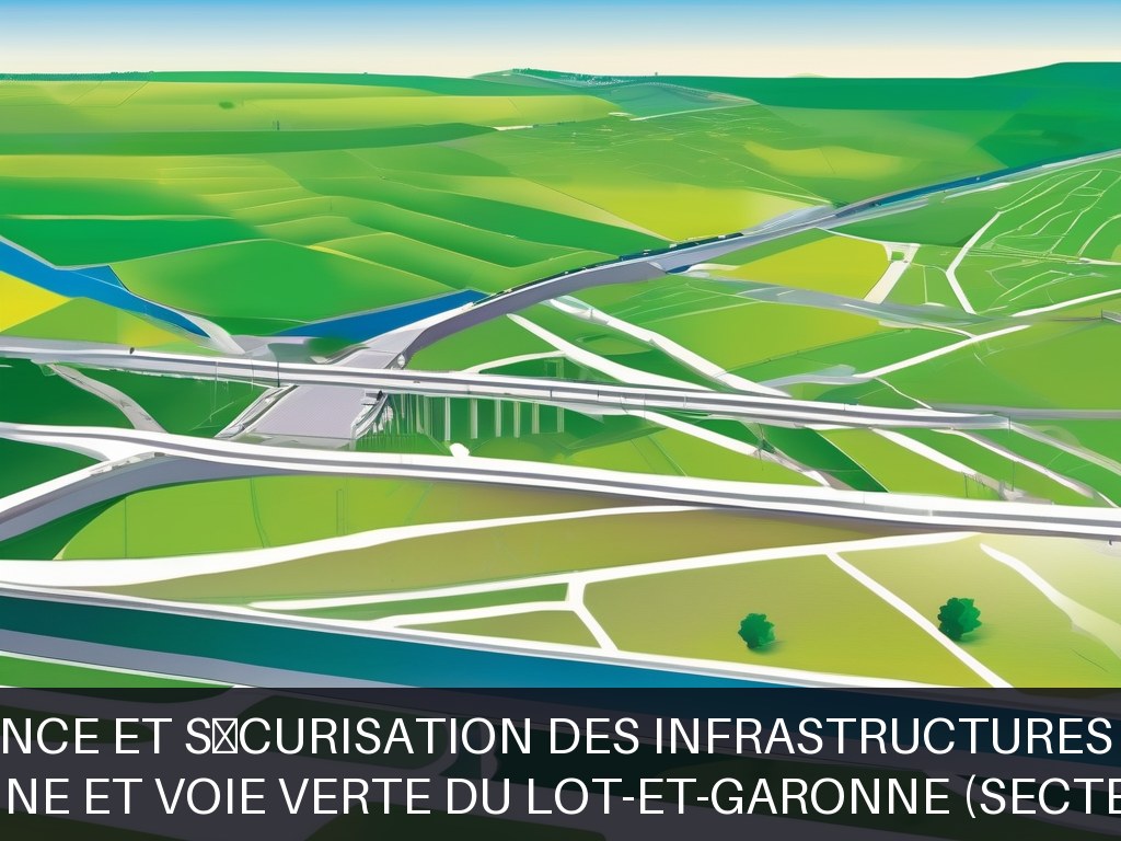 Illustration pour Canal de Garonne et voie verte du Lot-et-Garonne (secteur de Damazan): Maintenance et sécurisation des infrastructures fluviales