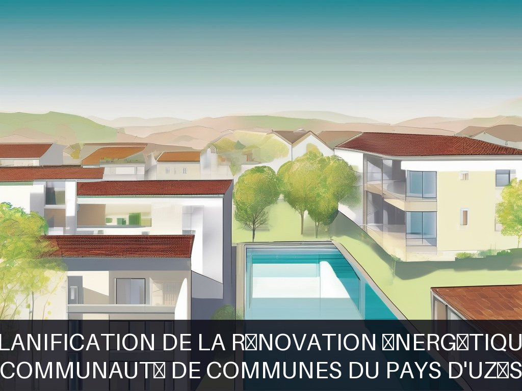 Illustration pour Communauté de communes du Pays d'Uzès: Diagnostic et planification de la rénovation énergétique des bâtiments (Potentiel à Court Terme)