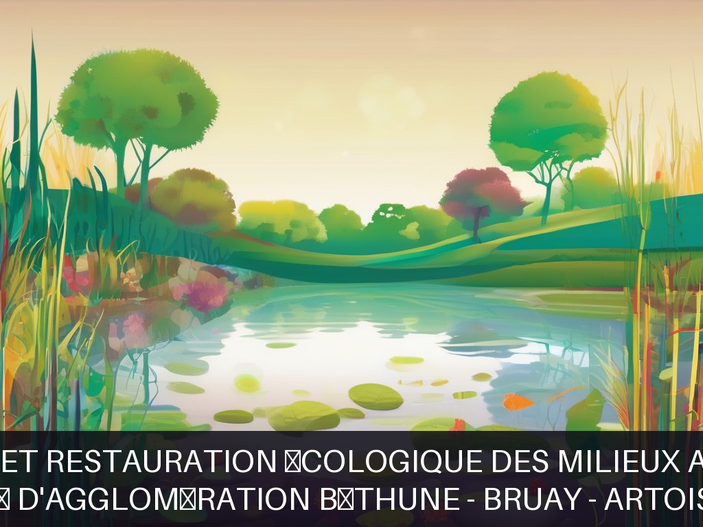 Illustration pour Communauté d'Agglomération Béthune - Bruay - Artois Lys Romane: Entretien et restauration écologique des milieux aquatiques
