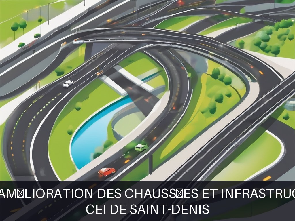 Illustration pour CEI de Saint-Denis: Maintenance et amélioration des chaussées et infrastructures routières