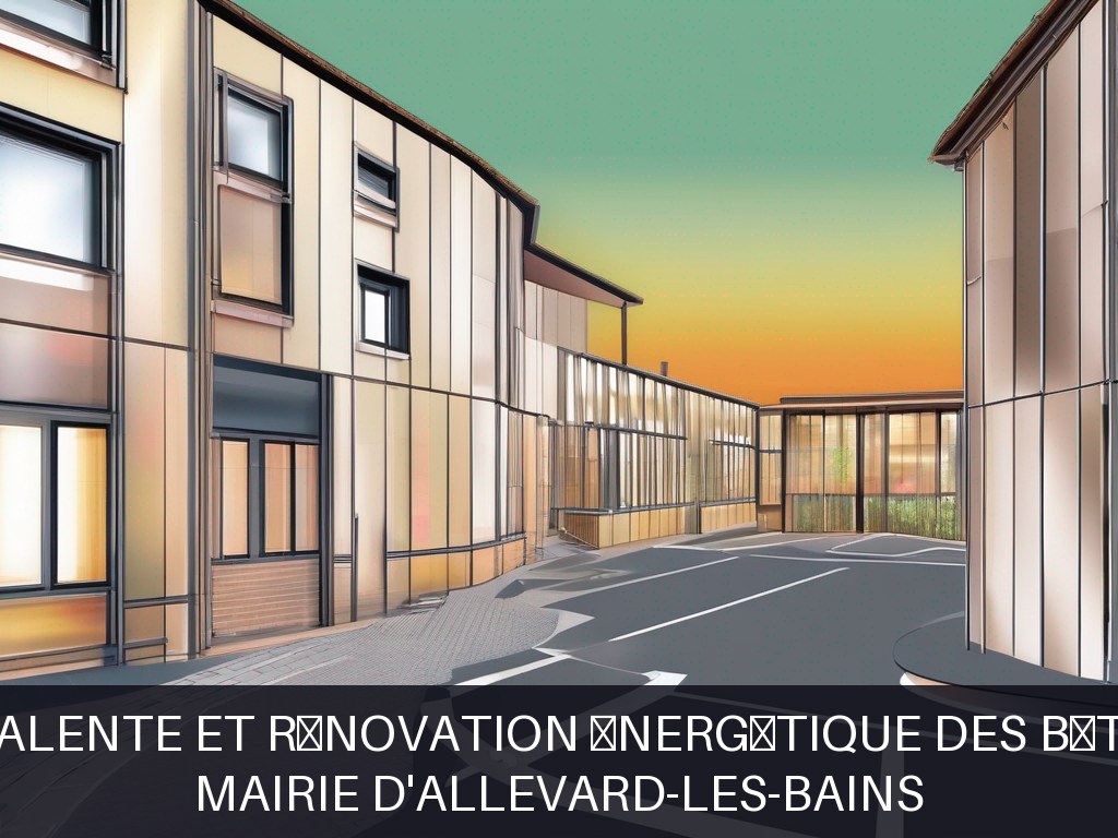Illustration pour Mairie d'Allevard-Les-Bains: Maintenance polyvalente et rénovation énergétique des bâtiments communaux