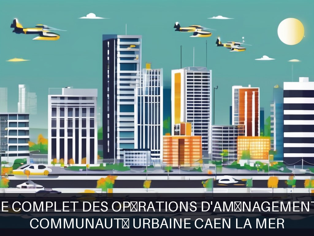 Illustration pour Communauté Urbaine Caen La Mer: Pilotage complet des opérations d'aménagement urbain