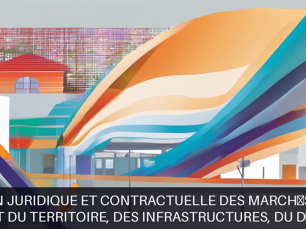 Illustration pour Département de l'Aménagement du Territoire, des Infrastructures, du Développement Durable (DATIDD): Optimisation juridique et contractuelle des marché
