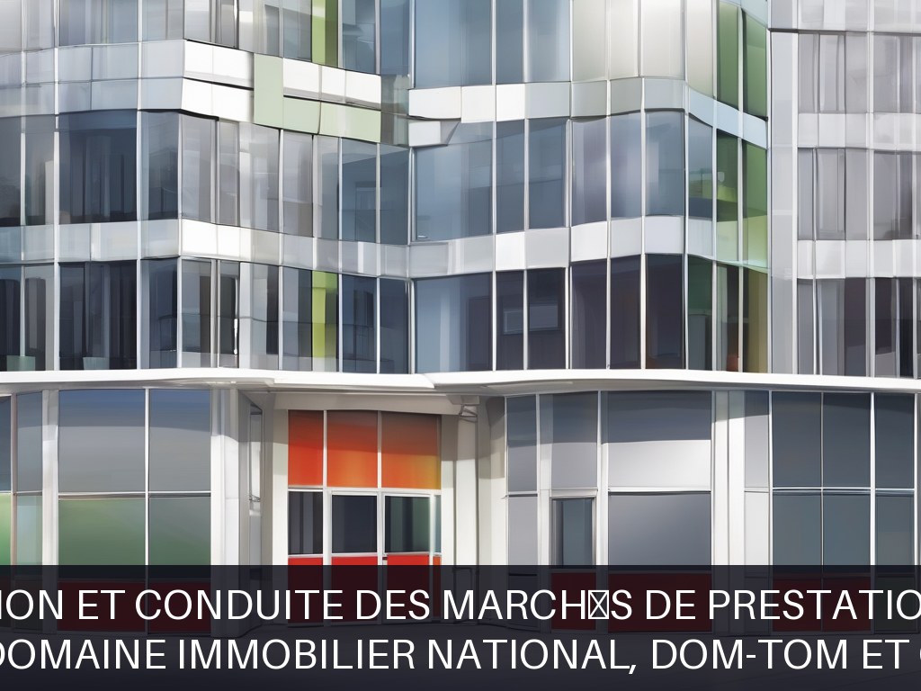 Illustration pour Ministère des Armées - Domaine immobilier national, DOM-TOM et opérations extérieures: Soutien à la rédaction et conduite des marchés de prestations i