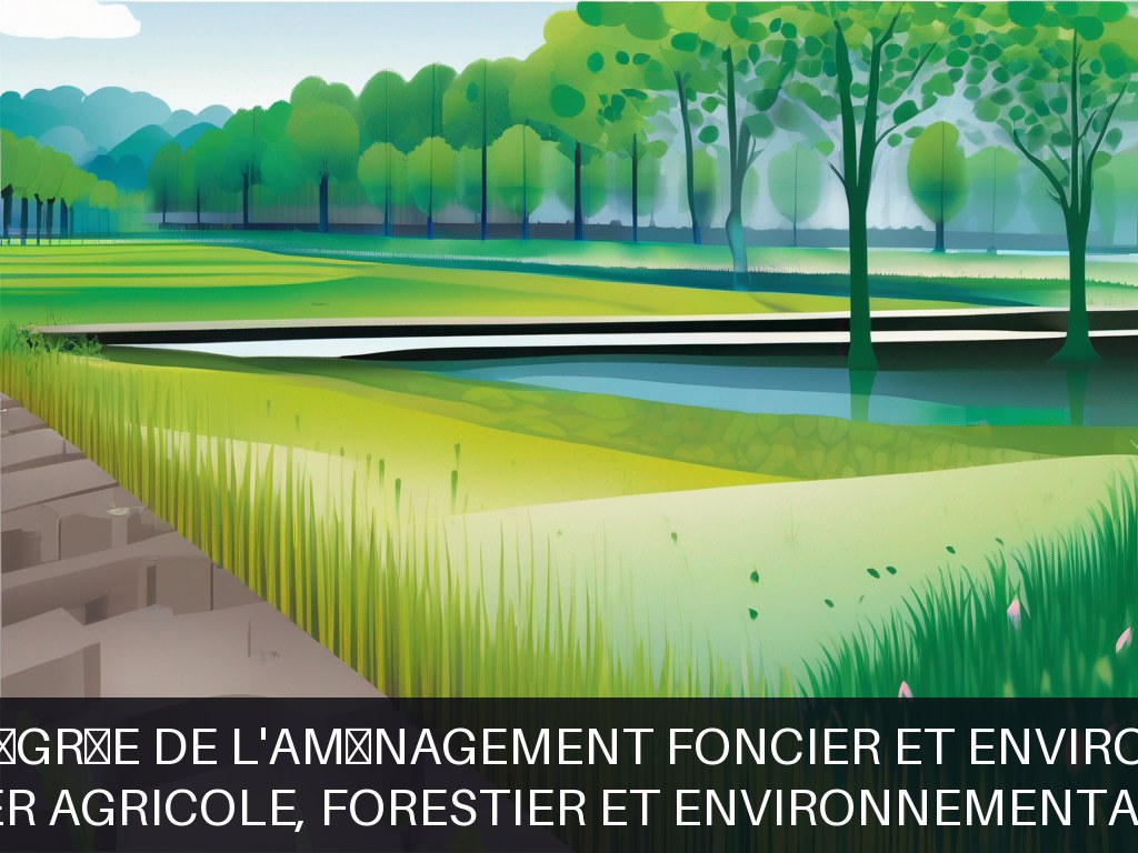 Illustration pour Opération d'aménagement foncier agricole, forestier et environnemental liée au Canal Seine Nord Europe: Gestion intégrée de l'aménagement foncier et e