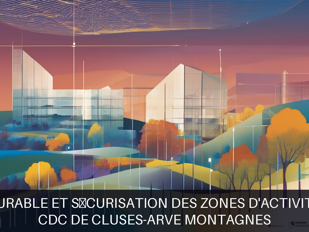 Illustration pour CDC DE CLUSES-ARVE MONTAGNES: Aménagement durable et sécurisation des zones d'activités économiques