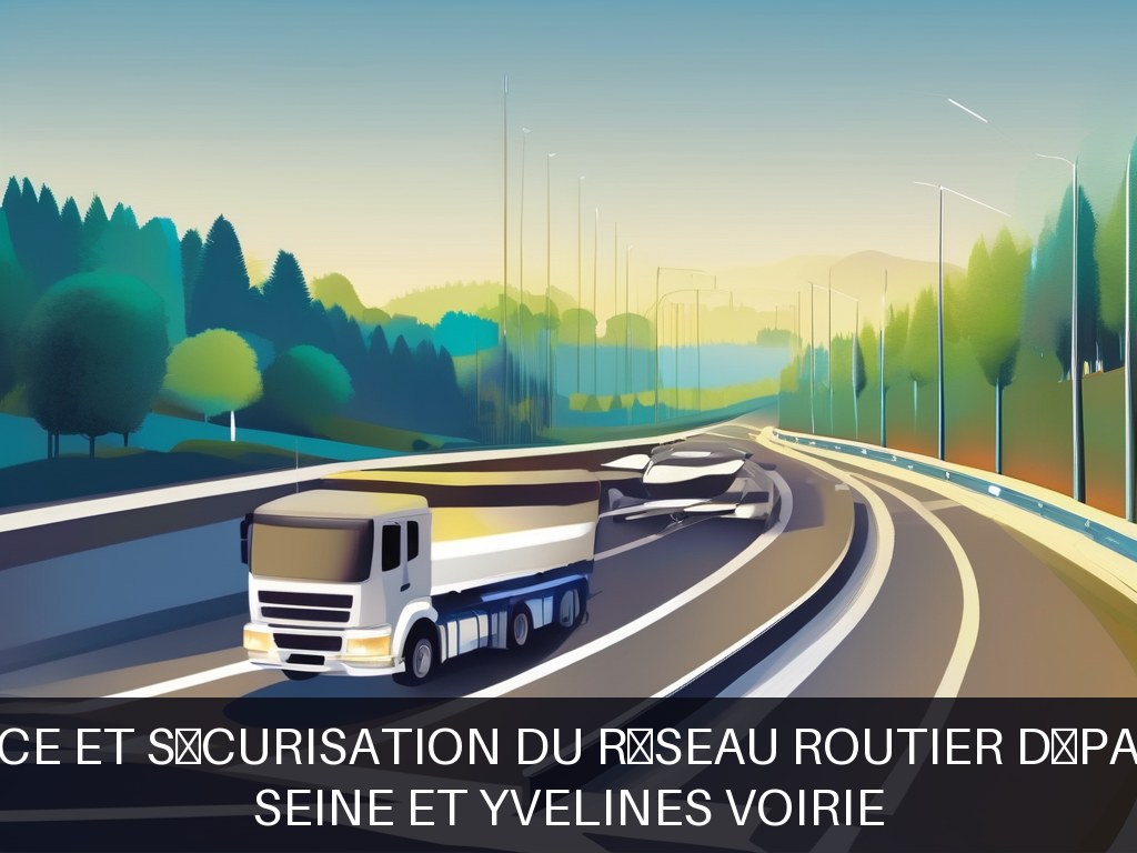 Illustration pour Seine et Yvelines Voirie: Maintenance et sécurisation du réseau routier départemental
