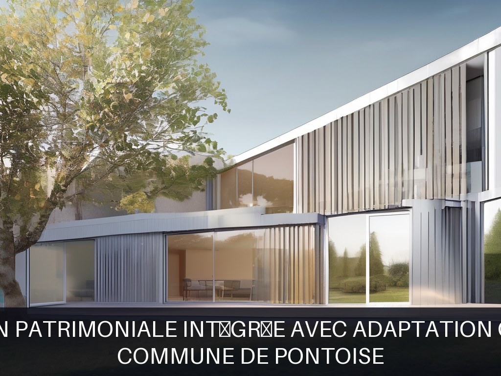 Illustration pour Commune de Pontoise: Rénovation patrimoniale intégrée avec adaptation climatique