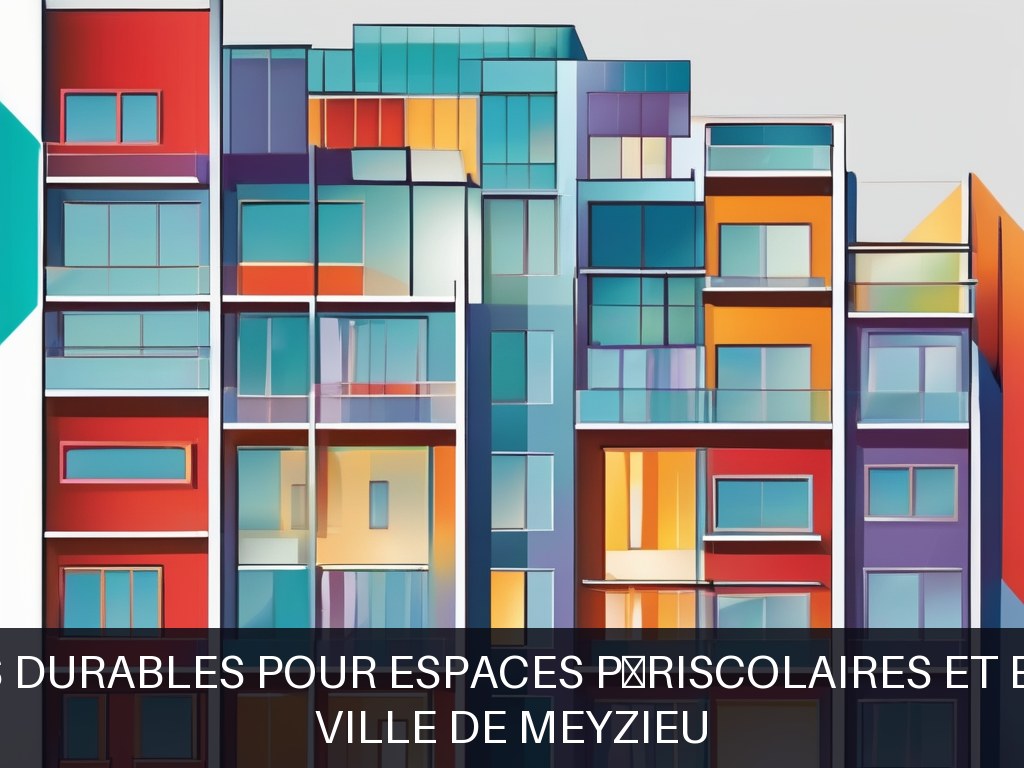 Illustration pour Ville de Meyzieu: Aménagements durables pour espaces périscolaires et extrascolaires