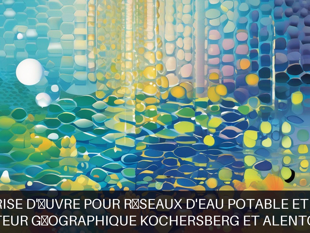 Illustration pour Secteur géographique Kochersberg et alentours: Études et maîtrise d'œuvre pour réseaux d'eau potable et assainissement