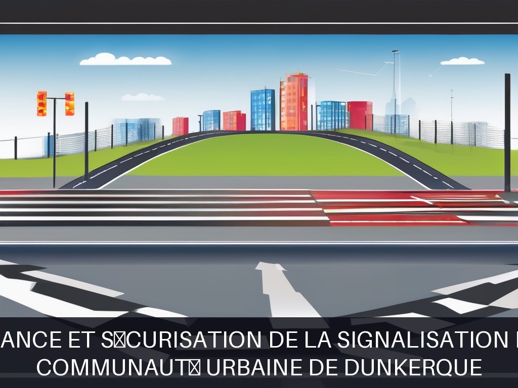 Illustration pour Communauté Urbaine de Dunkerque: Maintenance et sécurisation de la signalisation routière
